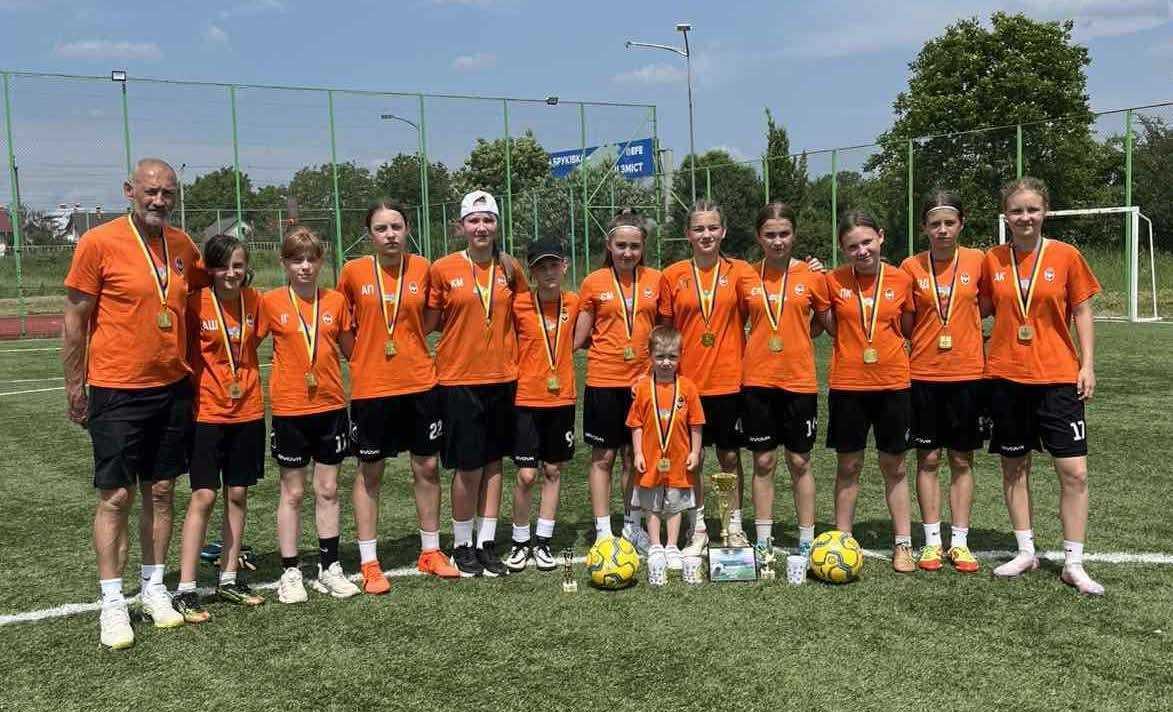 Юні футболістки шептицького «Шахтаря» — чемпіонки Львівщини!