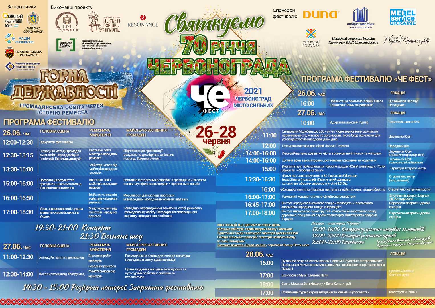 Святкуємо ЧеФест весело і колоритно!