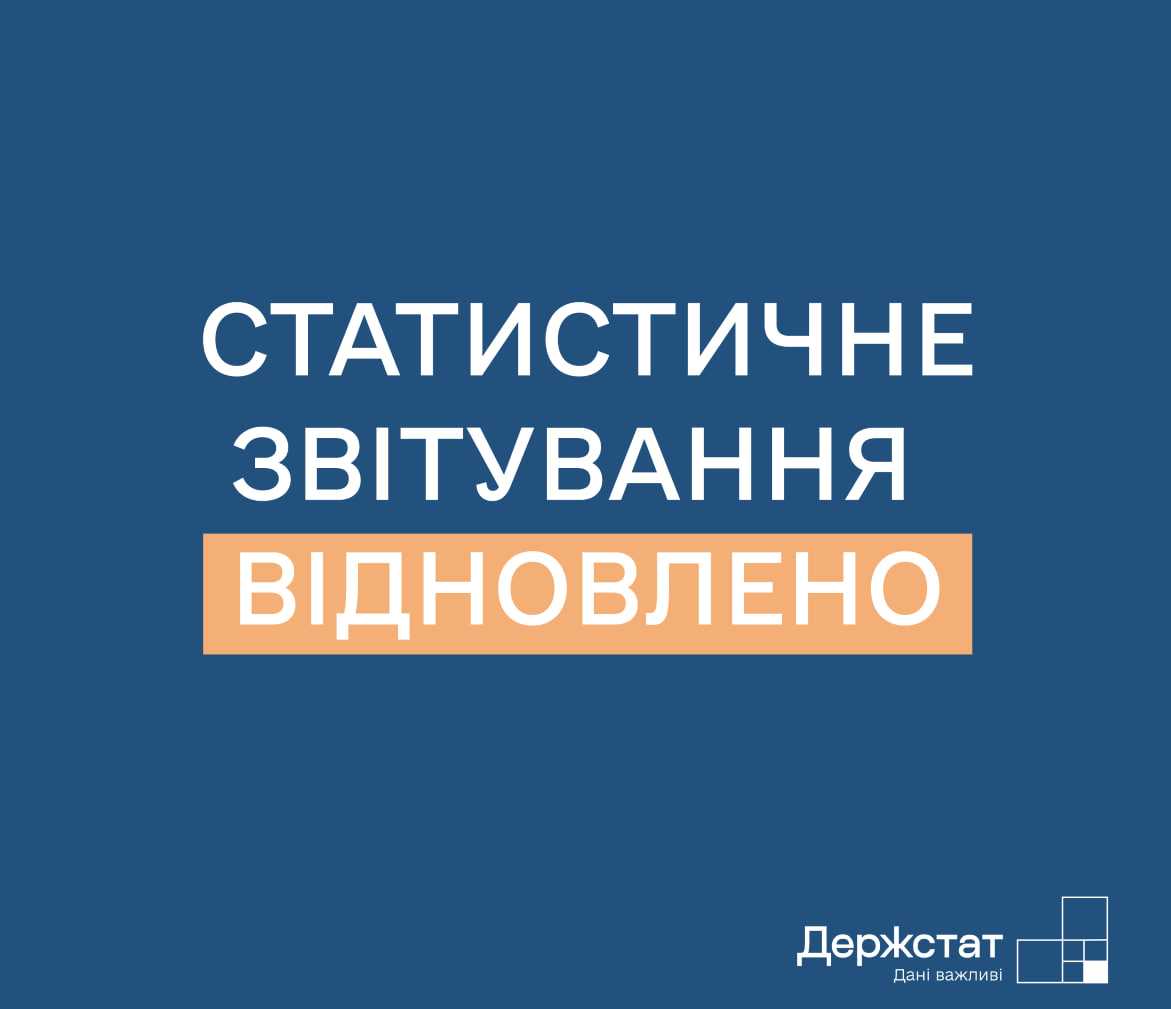 Статистична та фінансова звітність знову є обов’язковою з 5 липня 2025 року