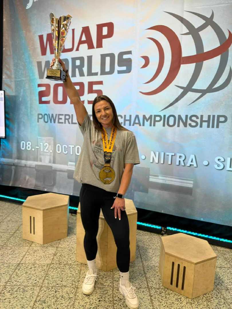 Шептичанка Роксолана Бусько виборола золото на світовому чемпіонаті з паверліфтингу у Словаччині!