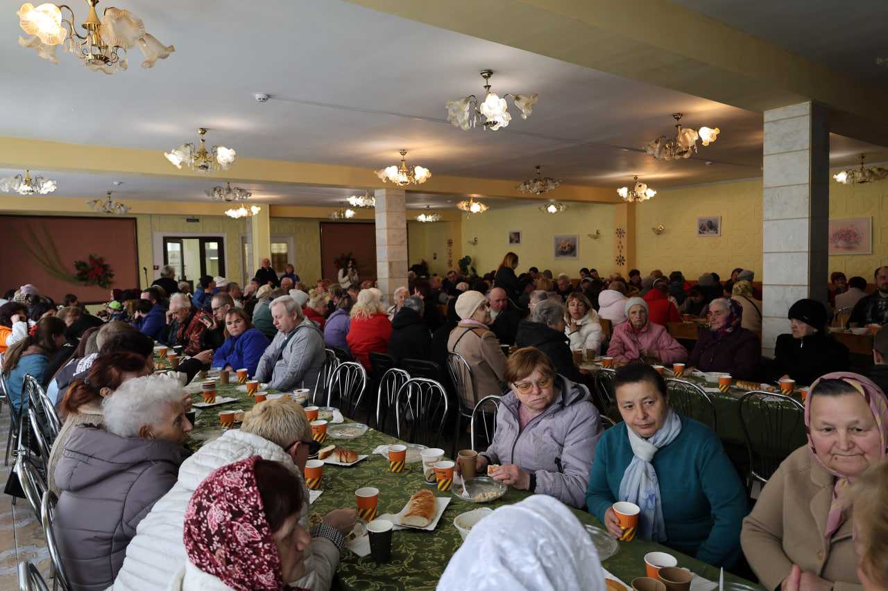 У Шептицькому відбувся традиційний великодній благодійний обід