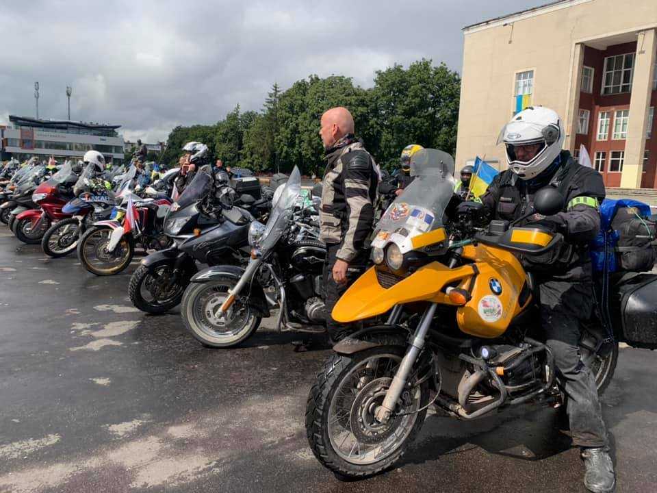 У Червонограді побував міжнародний мотоциклетний рейд 