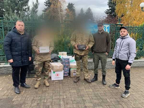 Андрій Залівський разом з волонтерами відвідав наших воїнів. 